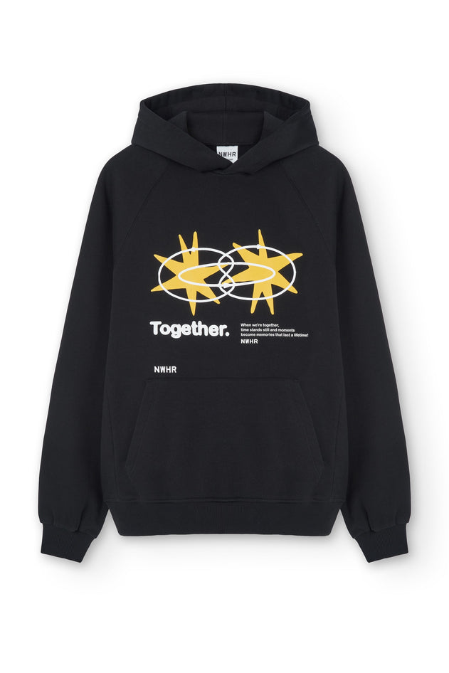 Star Hoodie Black