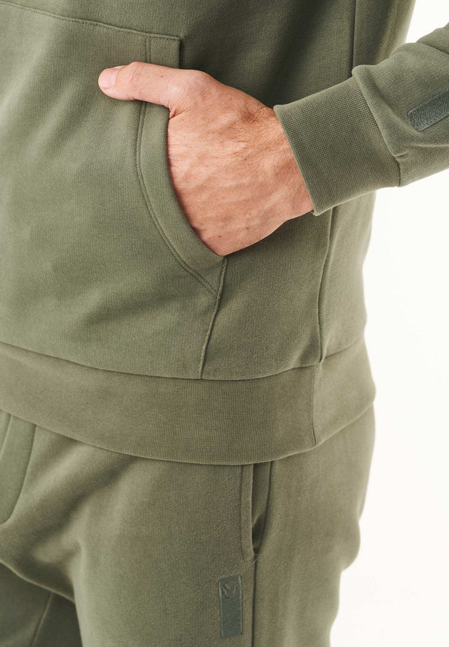 Hoolden Soft Touch Organic Cotton Hoodie Olive