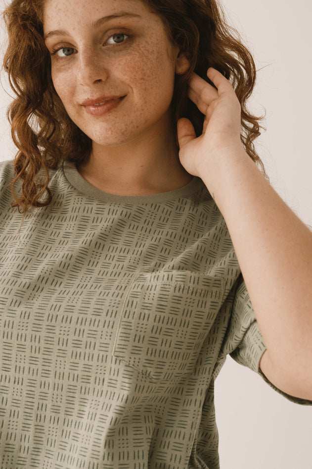 Harriet T-shirt Wicker Green
