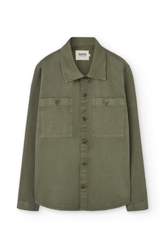 Helmut Unisex Organic Cotton Worker Overshirt Green