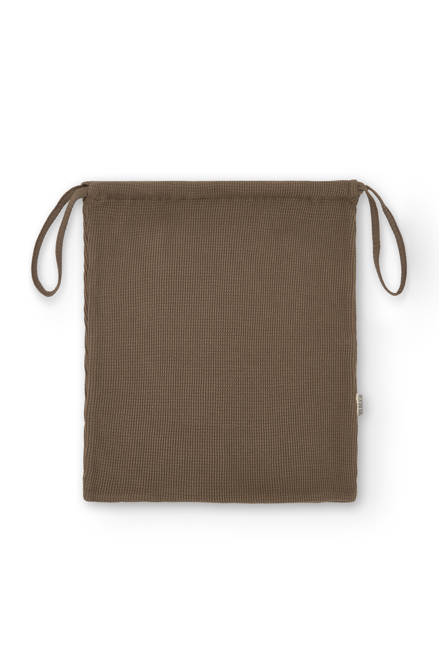 Multipurpose Waffle Pouch Bag Brown