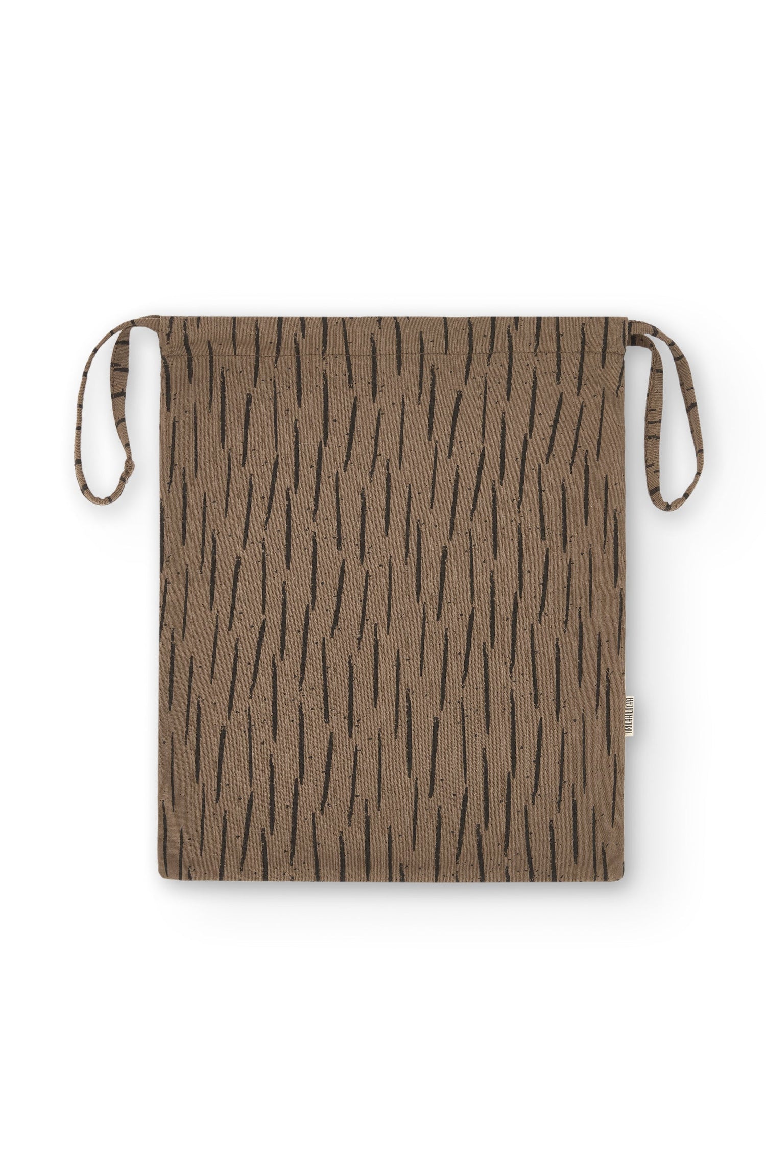 Multipurpose Organic Cotton Pouch Bag Bark Brown
