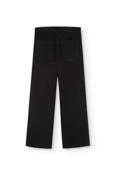 Hani Recycled Cotton Sailor Pants Black