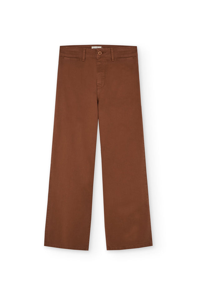 Hani Recycled Cotton Sailor Pants Terracotta