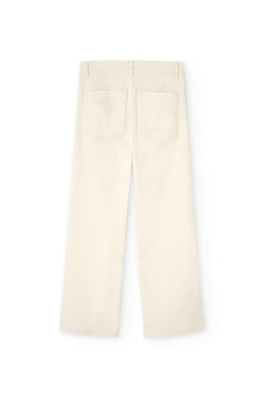 Hani Recycled Cotton Sailor Pants White