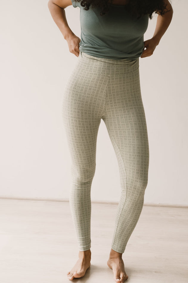 Helga Leggins Wicker Green