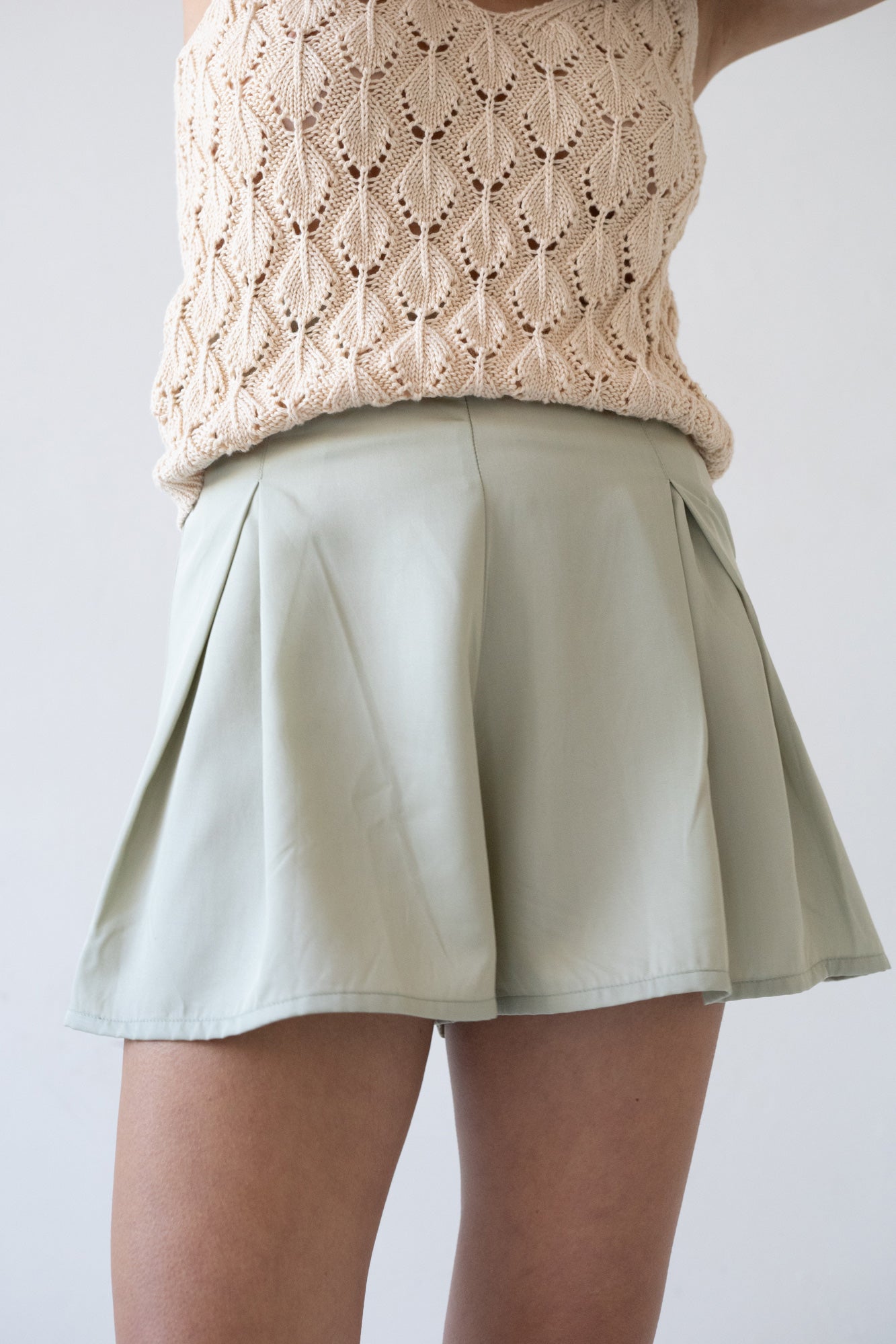 Hannia Viscose Short Groen