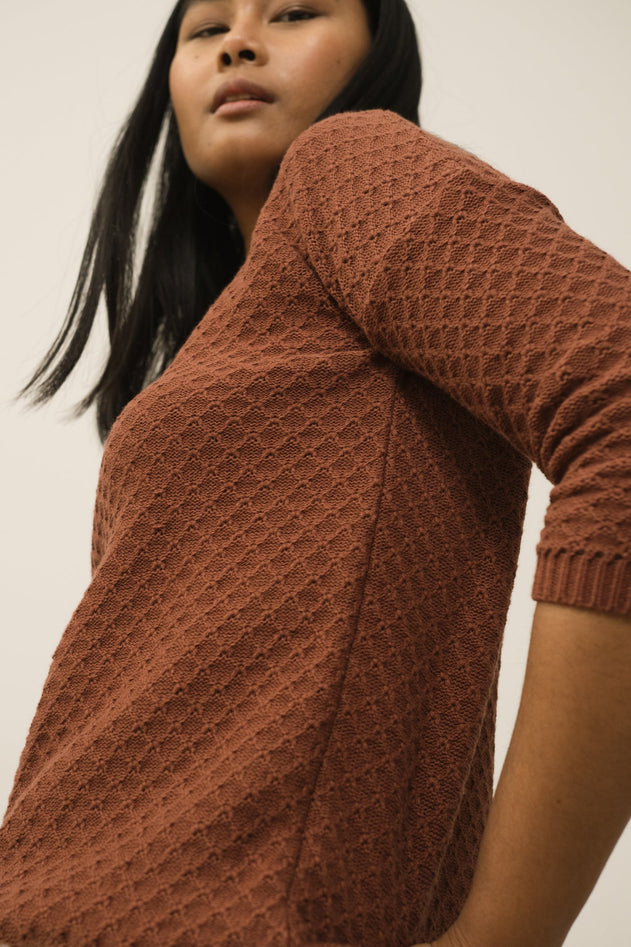 Hadi Organic Cotton Sweater Red