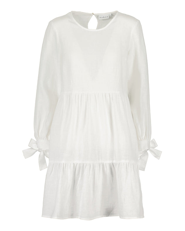 Hailey Dress Coconut Milk White