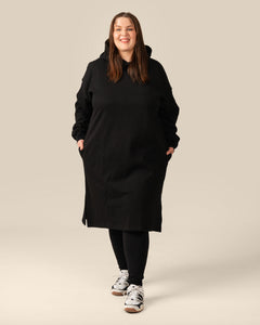 Toive Hoodie Dress Black