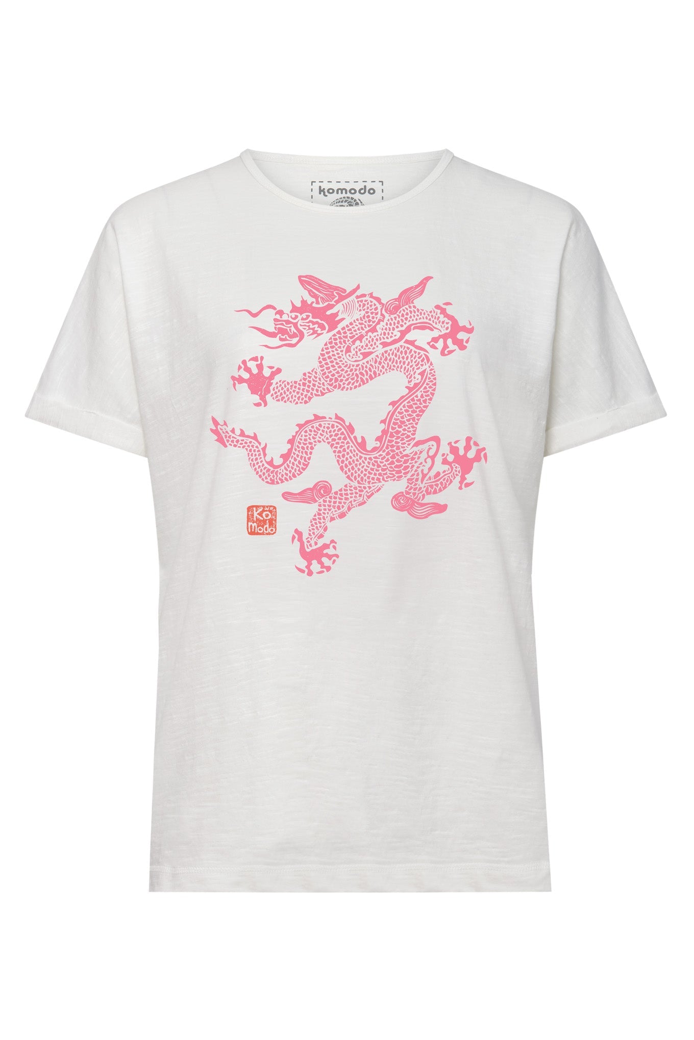 Dragon T-shirt Gebroken wit