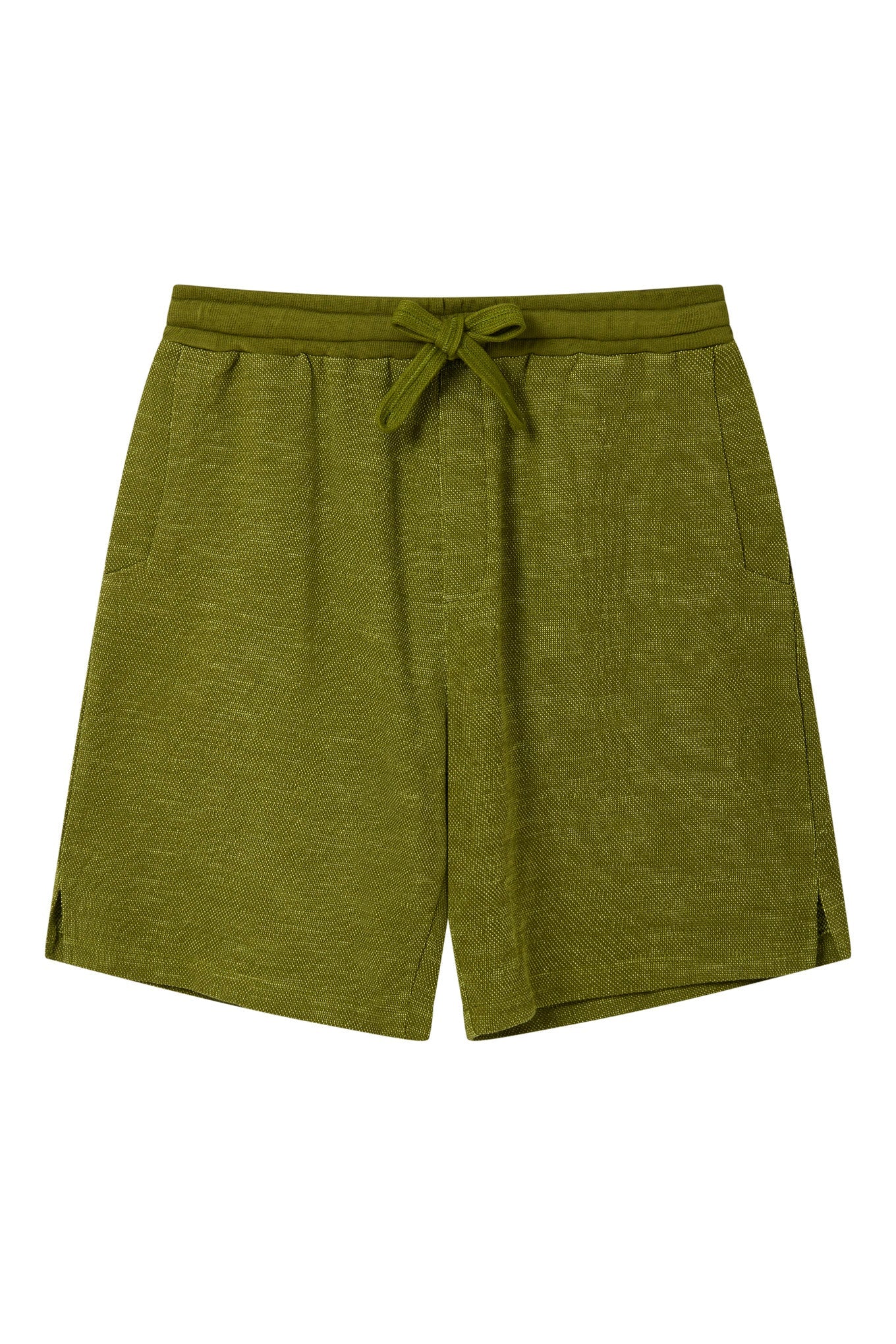 LEAH - Organic Cotton Sweat Shorts - Green