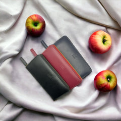 Kivik Apple Leather Long Zip Wallet