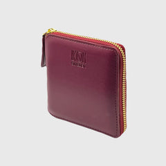 Kivik Apple Leather Small Zip Wallet