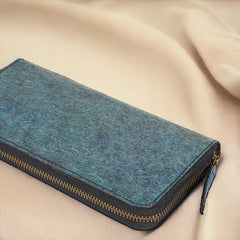 Kochi Coconut Leather Long Zip Wallet