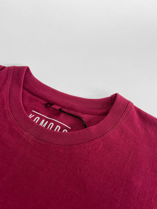 Fonda Organic Cotton Jersey Dress Berry