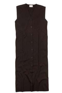 Merino Knitted Dress Brown