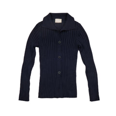 Merino Polo Vest Navy