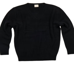 Heavy Merino Crew Knit Black