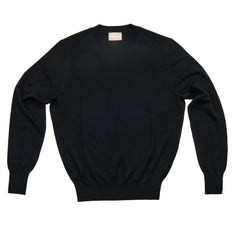 Merino Crew Knit Black