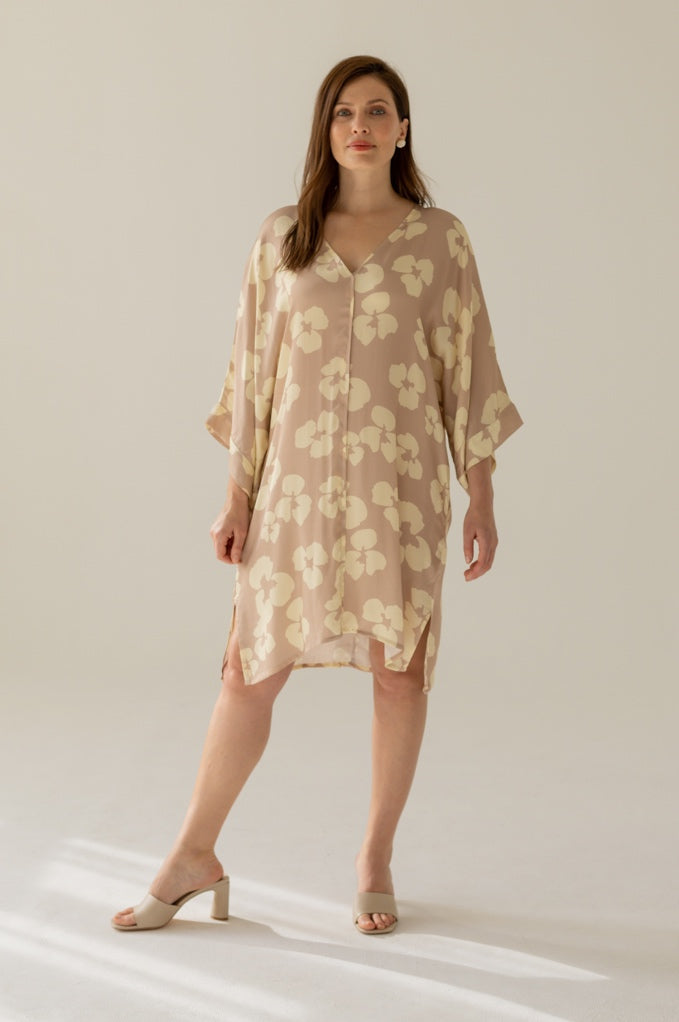 Thilde Flowers Jurk Beige