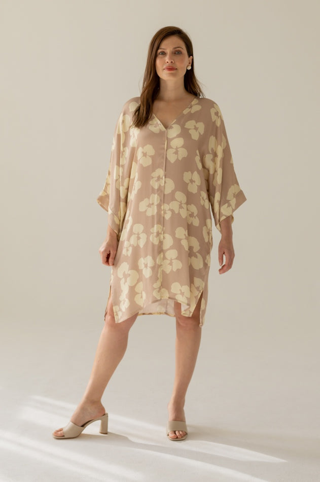 Thilde Flowers Jurk Beige