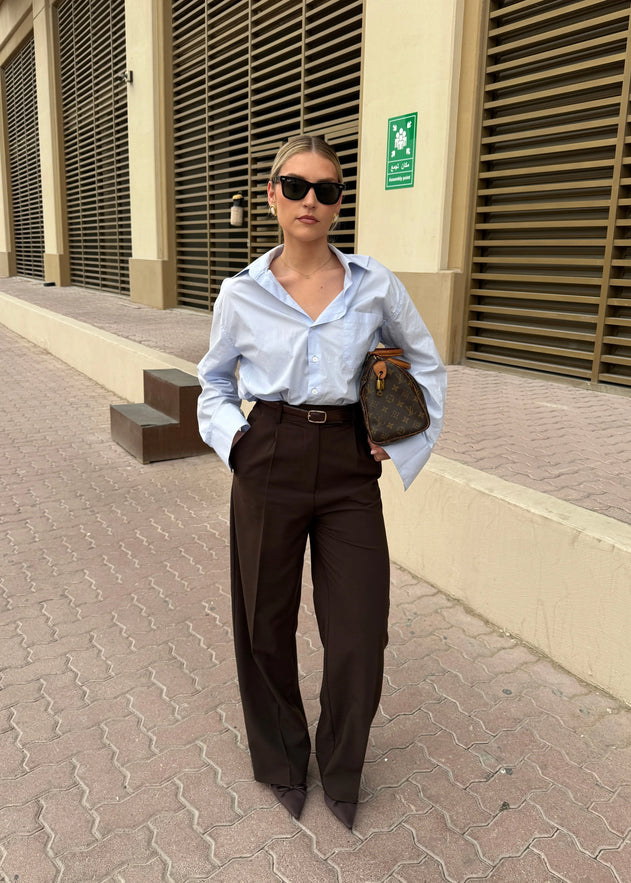 Jagger Tailored Trousers Brown