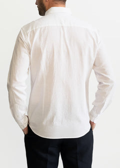 The Godeanu Linen Shirt White