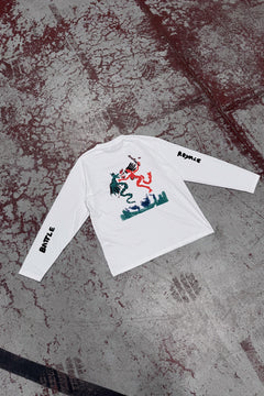 Battle Royale Long Sleeve T-Shirt White