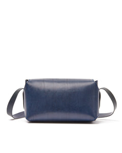 The Small Box Leren Tas Blauw