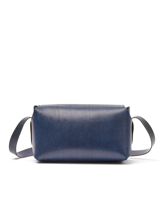 The Small Box Leren Tas Blauw
