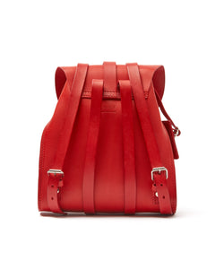 Leather Backpack Mod 130 Cuoio Red