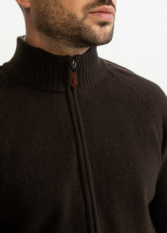 The Rodna 100% Wool Cardigan Bronz Brown