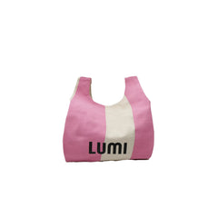 Canvas Supermarket Bag Small Pink