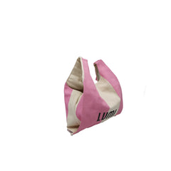 Canvas Supermarket Bag Small Pink
