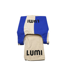 Canvas Supermarket Bag Small Blue