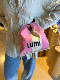 Canvas Supermarket Bag Small Blue