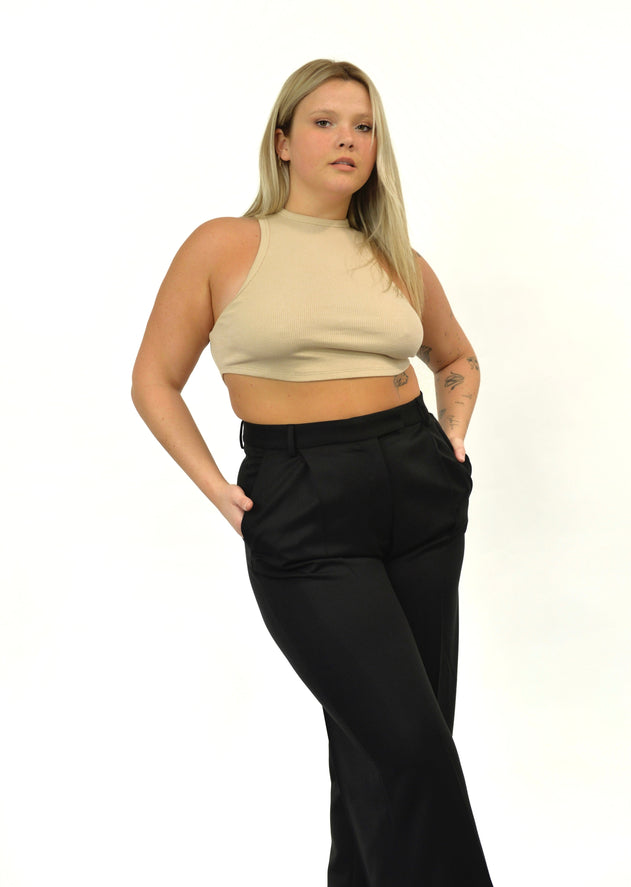 Guaja Rib Top Beige