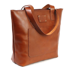 Leather Tote Mod 147 Brown