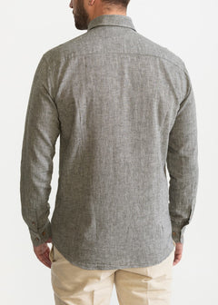 The Godeanu Linen Shirt Grey