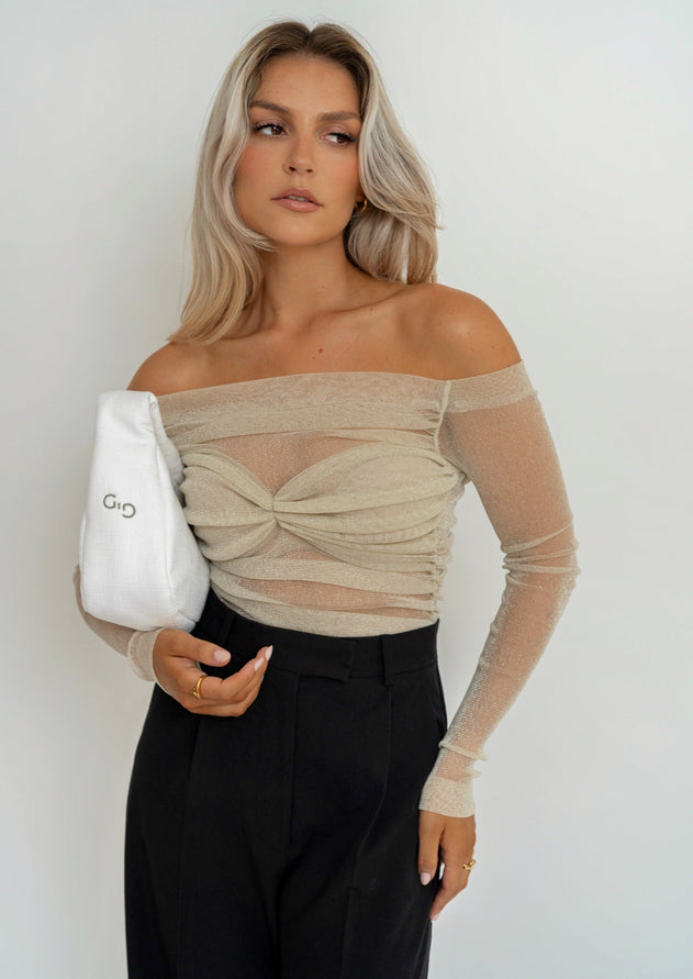 Pillow Shoulder Bag Mini White