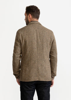 The Safari Wool Jacket  Chambray Beige