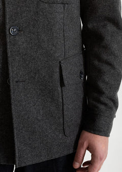 The Safari Wool Jacket  Grey