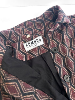 Gina Cotton Overshirt Batik Diamond