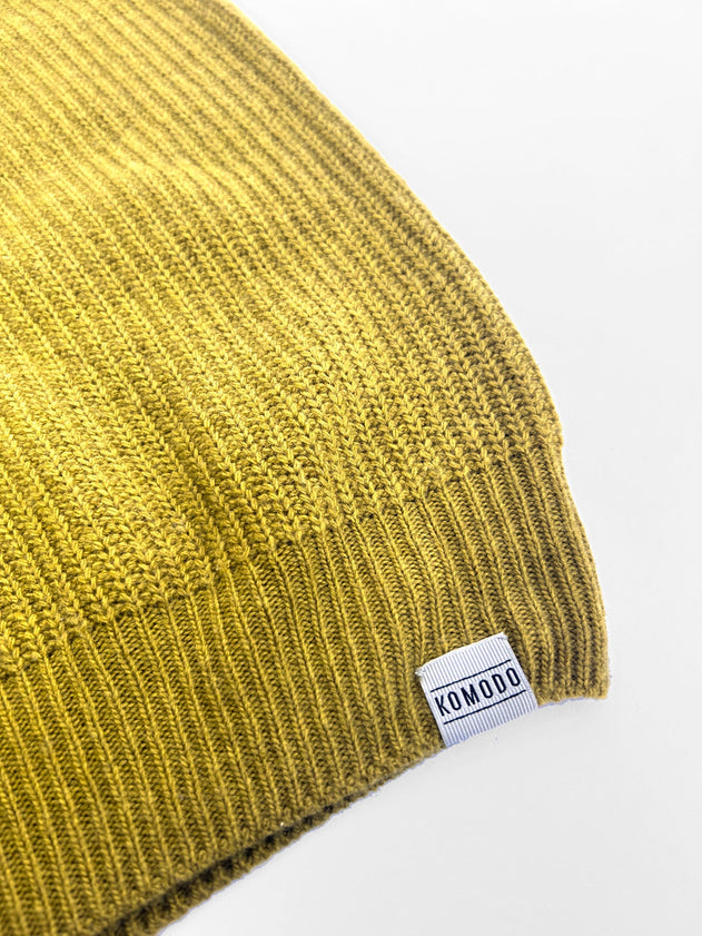 Close-up of wool blend knit texture