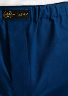 The Cotton Boxer Shorts Royal Blue