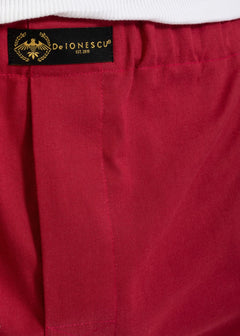 The Cotton Boxer Shorts Cherry Red