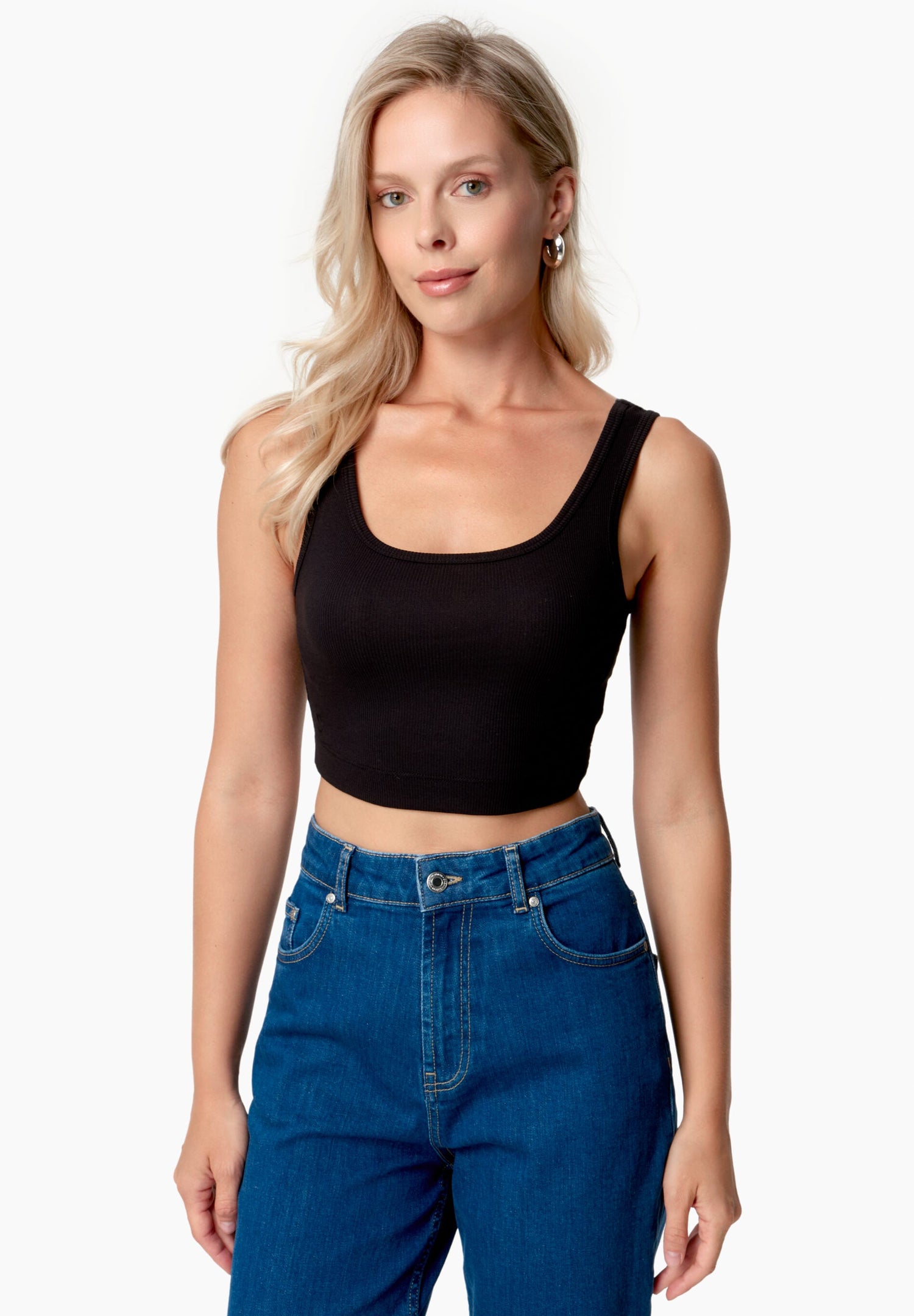 Iriss Croptop Zwart