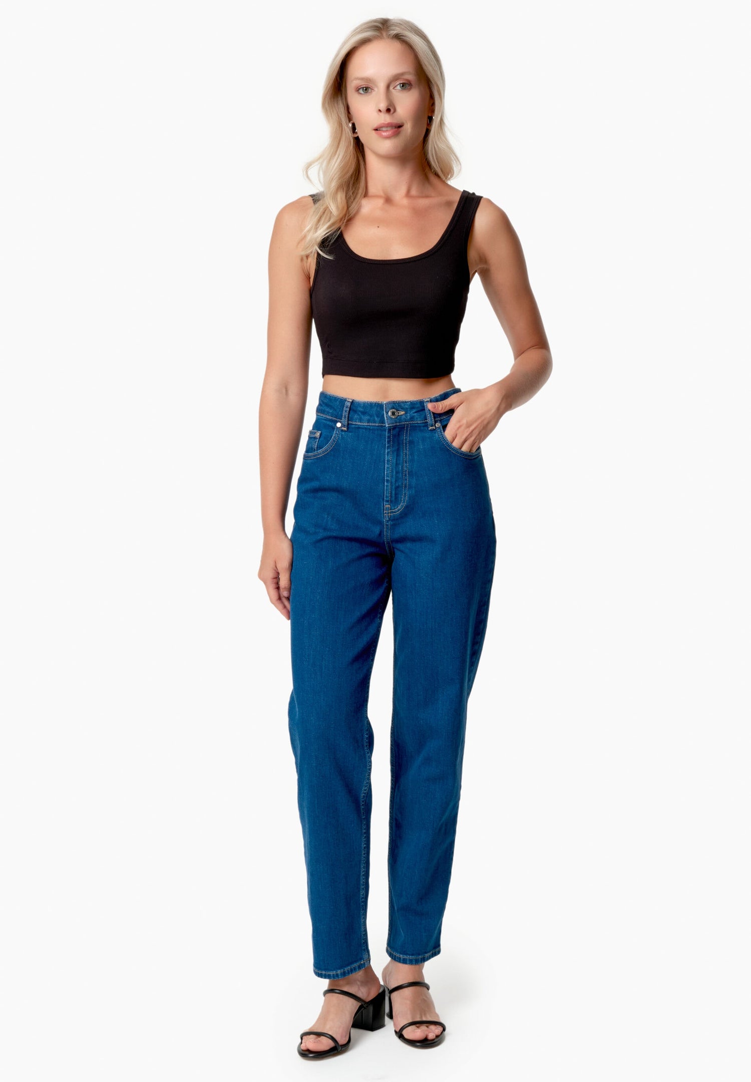 Iriss Croptop Zwart
