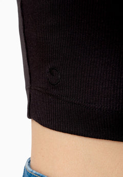 Iriss Croptop Zwart